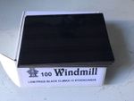 Windmill Climax 12 Black Stock Cards, 3 Strip X 25