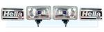 2x Hella Comet 450 Rectangular Clear Lens Driving Lights Spot Lights Spot Lamps