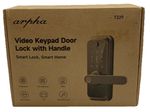 Arpha T229 Video Smart Door Lock 6in1 Entry Fingerprint Deadbolt Handle Doorbell