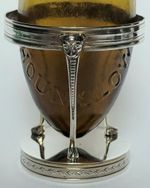 Antique Hamilton ornate animal heads 6oz mineral water bottle stand