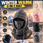 3in1 Windproof Winter Warmer Hat Mask Neck Balaclava Men Women Cycling Outdoor