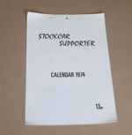 1974 Stockcar Supporter Calendar (Brisca F1)