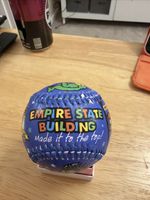 Empire State Building Made it to the Top! Collectible Baseball Blue New York B93