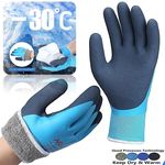 Waterproof Thermal Lined Winter Work Gloves Mens Freezer Warm Safety Gardening