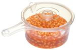 Kitchen Craft Clear Plastic Microwave Saucepan & Lid 900ml for soup, beans & veg