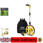 Durable Outdoor Measuring Wheel - Measures Up to 9,999.9m with Ergonomic Design
