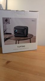 TOPTRO TR25 Mini Projector Smart 1080P HD WiFi BT Phone Mirroring Home Movie