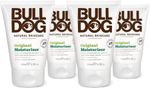 4 x BULLDOG SKINCARE ORIGINAL MEN'S MOISTURISER 100ml NON GREASY