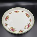 Royal Albert Old Country Roses Very Large Quiche / Flan Dish 30cm Wide RARE VGC