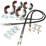 Brake Shoe & Cable Kit for Ifor Williams Horsebox Trailer HB505 HB510 2700kg