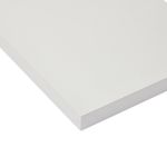MDF Board Matt Melamine Face White - Size:Cut to Size � 18mm (4 SIDE EDGEBANDED)