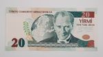 2005 - Central Bank of Turkey - 20 NEW LIRA - 20 YTL - D SERIAL No. D63 4976XX