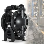 QBY4-25L Air-Operated Double Diaphragm Pump Self-Priming 35GPM Ball Valve 120PSI