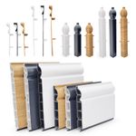 uPVC Plastic Skirting Board 5m Roomline Torus Ogee Board 100mm 4" & 150mm 6" PVC