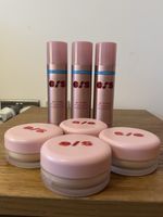 ONE/SIZE Makeup Set – 3 Waterproof Setting Sprays 143ml + 4 Blurring Powders
