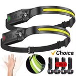 Lumilight LED Headlamp, Lumi Light LED Head Band with Motion Sensor