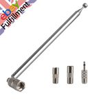 For Bose Wave Radio FM F-Type 75Ohm Telescopic Aerial Antenna TV /3.5mm Adapter