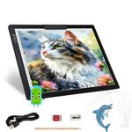 A4 Light Board for Diamond Painting Rechargeable Tracing Pad 6 Brightness Ultra-
