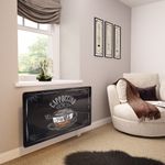 Glass Radiator Cover Printed - Cappuccino Coffee - Made By Premier Range