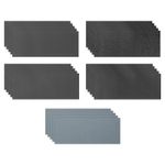 25pcs Sandpaper 800 1000 1500 2000 3000 High Grit Wet Dry Sanding Sheets