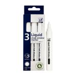 White Liquid Chalk Pen Marker Glass Window Chalkboard Black Board Mirror