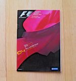 F1 BRITISH GRAND PRIX SILVERSTONE July 2004 Race Card