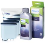 3x Water Filter For Saeco Philips LatteGo CA6903 Descaler Philips CA6700 250ml