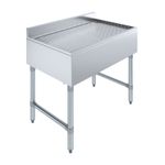 AmGood 36 in. x 22 in. Stainless Steel Underbar Drainboard 