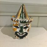 Extremely Rare - KITSCH - C1960s Ceramic-Face *COFFEE STORE JAR* : 9" tall : VGC