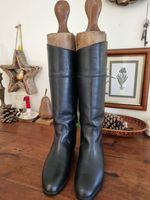 Vintage Horse Riding Boots Ladies Black Soft Calf Leather Size 5 Vgc