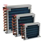 Refrigerator Freezer Aluminum Fin Copper Tube Heat Exchanger with Fan 79 Bytes