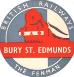 LONDON & NORTH EASTERN RAILWAY llustrated Bury St Edmunds FENMAN LNER RS69