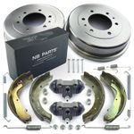 Brake drums + wheel brake cylinders + rear brake shoes for Nissan Terrano II R20