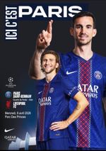 Programme PSG France v Liverpool England 2026 Champions League Fan edition