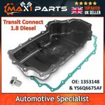 Ford Transit Connect 1.8 Diesel Engine Oil Sump Pan With Plug and Gasket 1353148