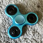Blue & Black Tri-Arm Hand Spinner Fidget Spinner with Black Bearings
