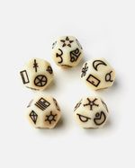 Seeing Stones Rune Dice by Art Of Play - Set of 5 Divination Dice