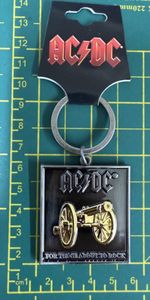 AC/DC For Those About To Rock  High Quality Metal Key Ring Officially Licensed
