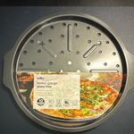 Wilko Heavy Gauge Non-Stick Round Grey Metal Pizza Tray 33cm x 2cm