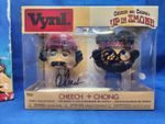 CHEECH & CHONG SIGNED VYNL Figure PSA/DNA AUTHENTICATION Up In Smoke +DVDs Funko