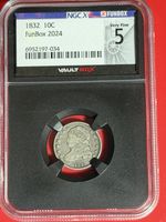 1832 Capped Bust Dime 10c VF5 NGC Original