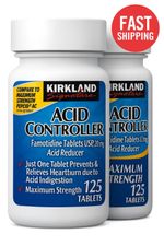 Acid Controller Famotidine 20mg 250 Tablets | Pepcid AC Compare