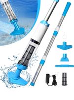 3 in 1 Cordless Rechargeable Pool Vacuum Cleaner Handheld Pool Cleaner Suitable