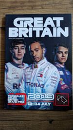  2019 BRITISH GRAND PRIX PROGRAMME Silverstone (F1 Formula 1) & race bag 