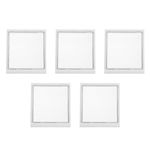 5pcs Electrical Outlet Cover, 4.6x4.3" Box, White