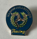 Blue  MANNIN COLLECTIONS TT Isle of Man IOM Motorcycle Bike Racing Badge