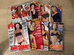 FHM Magazine x 8 Bundle 1997, 1998 Teri Hatcher, Kylie, Melanie Sykes, Denise V