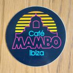 CAFE MAMBO STICKER 2023 (BLACK) @ CAFE MAMBO IBIZA - IBIZA CLUB POSTERS - DJ
