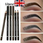 Waterproof Eye Brow Eyeliner Eyebrow Pen Pencil Makeup Cosmetic Tool UK NEW
