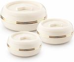 Premium Insulated Casserole Set of 3 (1.2L, 1.5L & 2.5L) | Stainless Steel
